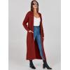 imageANRABESS Womens Long Cardigan Sweater 2025 Oversized Coat Long Sleeve Open Front Knit Maxi Outwear Fall Trendy Jacket ClothesDark Red