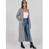 imageANRABESS Womens Long Cardigan Sweater 2025 Oversized Coat Long Sleeve Open Front Knit Maxi Outwear Fall Trendy Jacket ClothesGrey