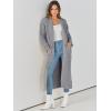 imageANRABESS Womens Long Cardigan Sweater 2025 Oversized Coat Long Sleeve Open Front Knit Maxi Outwear Fall Trendy Jacket ClothesGrey