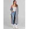 imageANRABESS Womens Long Cardigan Sweater 2025 Oversized Coat Long Sleeve Open Front Knit Maxi Outwear Fall Trendy Jacket ClothesGrey