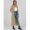 imageANRABESS Womens Long Cardigan Sweater 2025 Oversized Coat Long Sleeve Open Front Knit Maxi Outwear Fall Trendy Jacket ClothesKhaki