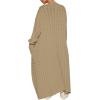 imageANRABESS Womens Long Cardigan Sweater 2025 Oversized Coat Long Sleeve Open Front Knit Maxi Outwear Fall Trendy Jacket ClothesKhaki