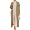 imageANRABESS Womens Long Cardigan Sweater 2025 Oversized Coat Long Sleeve Open Front Knit Maxi Outwear Fall Trendy Jacket ClothesKhaki