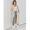 imageANRABESS Womens Long Cardigan Sweater 2025 Oversized Coat Long Sleeve Open Front Knit Maxi Outwear Fall Trendy Jacket ClothesLight Khaki