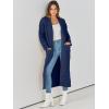 imageANRABESS Womens Long Cardigan Sweater 2025 Oversized Coat Long Sleeve Open Front Knit Maxi Outwear Fall Trendy Jacket ClothesNavy Blue
