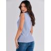 imageANRABESS Womens Summer Sleeveless Tops Casual Mock Neck Loose Fit Knit Lightweight Sweater Pullover TopBlue