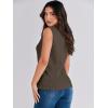 imageANRABESS Womens Summer Sleeveless Tops Casual Mock Neck Loose Fit Knit Lightweight Sweater Pullover TopBrown