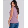 imageANRABESS Womens Summer Sleeveless Tops Casual Mock Neck Loose Fit Knit Lightweight Sweater Pullover TopPurple