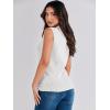 imageANRABESS Womens Summer Sleeveless Tops Casual Mock Neck Loose Fit Knit Lightweight Sweater Pullover TopWhite