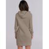 imageANRABESS Womens Sweatshirt Dress Long Sleeve Hoodies Mini Dresses Fleece Casual Hoodie with Pockets 2024 Fall FashionBeige