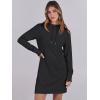 imageANRABESS Womens Sweatshirt Dress Long Sleeve Hoodies Mini Dresses Fleece Casual Hoodie with Pockets 2024 Fall FashionBlack