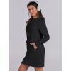 imageANRABESS Womens Sweatshirt Dress Long Sleeve Hoodies Mini Dresses Fleece Casual Hoodie with Pockets 2024 Fall FashionBlack