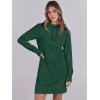 imageANRABESS Womens Sweatshirt Dress Long Sleeve Hoodies Mini Dresses Fleece Casual Hoodie with Pockets 2024 Fall FashionGreen