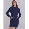 imageANRABESS Womens Sweatshirt Dress Long Sleeve Hoodies Mini Dresses Fleece Casual Hoodie with Pockets 2024 Fall FashionNavy Blue