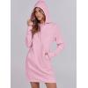 imageANRABESS Womens Sweatshirt Dress Long Sleeve Hoodies Mini Dresses Fleece Casual Hoodie with Pockets 2024 Fall FashionPink