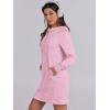 imageANRABESS Womens Sweatshirt Dress Long Sleeve Hoodies Mini Dresses Fleece Casual Hoodie with Pockets 2024 Fall FashionPink
