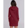 imageANRABESS Womens Sweatshirt Dress Long Sleeve Hoodies Mini Dresses Fleece Casual Hoodie with Pockets 2024 Fall FashionRed