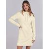 imageANRABESS Womens Sweatshirt Dress Long Sleeve Hoodies Mini Dresses Fleece Casual Hoodie with Pockets 2024 Fall FashionYellow