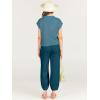 imageANRABESS Womens Two Piece Outfits Knit Sweater Vest Crop Top Pants Lounge Matching Tracksuit Sweatsuit Travel Clothes SetsBlue