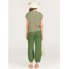 imageANRABESS Womens Two Piece Outfits Knit Sweater Vest Crop Top Pants Lounge Matching Tracksuit Sweatsuit Travel Clothes SetsGrass