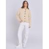 imageANRABESS Women Knit Cardigans Sweater Open Front Button Down Long Sleeve Cropped Lady Jacket Outwear 2025 Spring OutfitsBegie