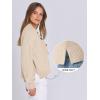 imageANRABESS Women Knit Cardigans Sweater Open Front Button Down Long Sleeve Cropped Lady Jacket Outwear 2025 Spring OutfitsBegie