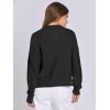 imageANRABESS Women Knit Cardigans Sweater Open Front Button Down Long Sleeve Cropped Lady Jacket Outwear 2025 Spring OutfitsBlack
