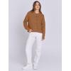 imageANRABESS Women Knit Cardigans Sweater Open Front Button Down Long Sleeve Cropped Lady Jacket Outwear 2025 Spring OutfitsBrown