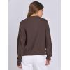 imageANRABESS Women Knit Cardigans Sweater Open Front Button Down Long Sleeve Cropped Lady Jacket Outwear 2025 Spring OutfitsCoffee