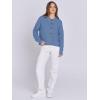 imageANRABESS Women Knit Cardigans Sweater Open Front Button Down Long Sleeve Cropped Lady Jacket Outwear 2025 Spring OutfitsDenim Blue