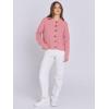 imageANRABESS Women Knit Cardigans Sweater Open Front Button Down Long Sleeve Cropped Lady Jacket Outwear 2025 Spring OutfitsPink
