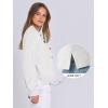 imageANRABESS Women Knit Cardigans Sweater Open Front Button Down Long Sleeve Cropped Lady Jacket Outwear 2025 Spring OutfitsWhite