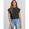 imageANRABESS Womens Mock Neck Sleeveless Sweater Vest Casual Cap Sleeve Knit Pullover Tank Tops 2025 Spring Summer ClothesBlack