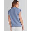 imageANRABESS Womens Mock Neck Sleeveless Sweater Vest Casual Cap Sleeve Knit Pullover Tank Tops 2025 Spring Summer ClothesBlue