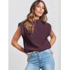 imageANRABESS Womens Mock Neck Sleeveless Sweater Vest Casual Cap Sleeve Knit Pullover Tank Tops 2025 Spring Summer ClothesDeep Purple