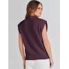imageANRABESS Womens Mock Neck Sleeveless Sweater Vest Casual Cap Sleeve Knit Pullover Tank Tops 2025 Spring Summer ClothesDeep Purple