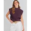 imageANRABESS Womens Mock Neck Sleeveless Sweater Vest Casual Cap Sleeve Knit Pullover Tank Tops 2025 Spring Summer ClothesDeep Purple