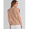 imageANRABESS Womens Mock Neck Sleeveless Sweater Vest Casual Cap Sleeve Knit Pullover Tank Tops 2025 Spring Summer ClothesKhaki