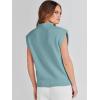 imageANRABESS Womens Mock Neck Sleeveless Sweater Vest Casual Cap Sleeve Knit Pullover Tank Tops 2025 Spring Summer ClothesMint