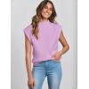 imageANRABESS Womens Mock Neck Sleeveless Sweater Vest Casual Cap Sleeve Knit Pullover Tank Tops 2025 Spring Summer ClothesPurple