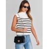 imageANRABESS Womens Mock Neck Sleeveless Sweater Vest Casual Cap Sleeve Knit Pullover Tank Tops 2025 Spring Summer ClothesStrip White