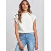 imageANRABESS Womens Mock Neck Sleeveless Sweater Vest Casual Cap Sleeve Knit Pullover Tank Tops 2025 Spring Summer ClothesWhite
