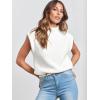imageANRABESS Womens Mock Neck Sleeveless Sweater Vest Casual Cap Sleeve Knit Pullover Tank Tops 2025 Spring Summer ClothesWhite
