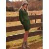 imageANRABESS Women Long Sleeve Turtle Mock Neck Rib Knit Stretch Slim Fitted Bodycon Sweater Mini Short Dress 2024 Fall OutfitsArmy Green