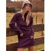 imageANRABESS Women Long Sleeve Turtle Mock Neck Rib Knit Stretch Slim Fitted Bodycon Sweater Mini Short Dress 2024 Fall OutfitsDeep Purple