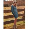 imageANRABESS Women Long Sleeve Turtle Mock Neck Rib Knit Stretch Slim Fitted Bodycon Sweater Mini Short Dress 2024 Fall OutfitsNavy