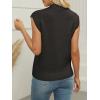 imageANRABESS Women Summer Tank Tops Striped Sleeveless Polo V Neck Knit Sweater Vest Shirts 2025 Trendy Cute OutfitsBlack