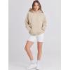 imageANRABESS Women Hoodies Oversized Fleece Long Sleeve Comfy Casual Basic Pullover Sweatshirts 2025 Fall Outfits SweaterApricot