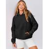 imageANRABESS Women Hoodies Oversized Fleece Long Sleeve Comfy Casual Basic Pullover Sweatshirts 2025 Fall Outfits SweaterBlack