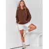 imageANRABESS Women Hoodies Oversized Fleece Long Sleeve Comfy Casual Basic Pullover Sweatshirts 2025 Fall Outfits SweaterBrown